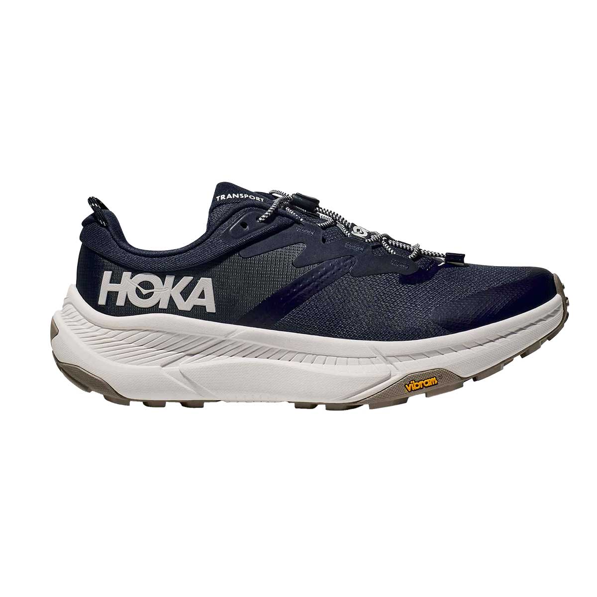 Hoka Transport Shoe Men's in Varsity Navy and White